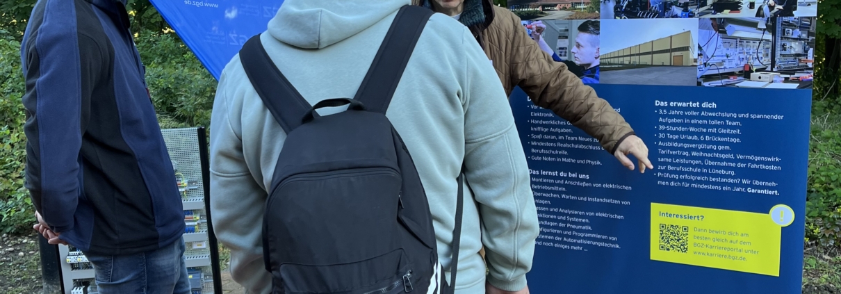 BGZ-Infostand bei der Ausbildungsmesse in Hitzacker